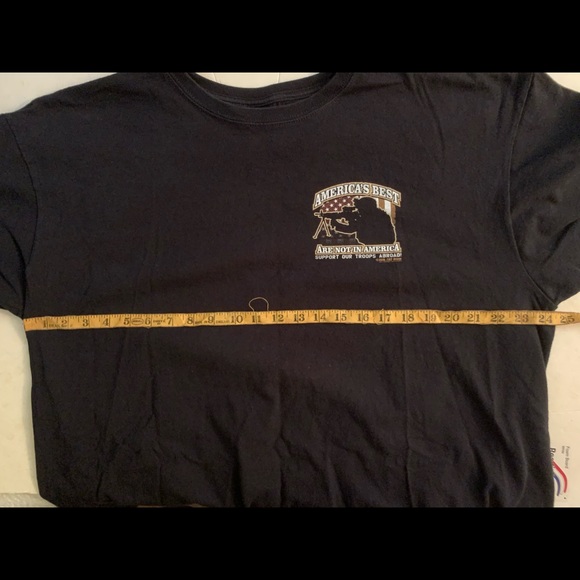 America’s Best support our troops tshirt sz XL - Picture 5 of 6